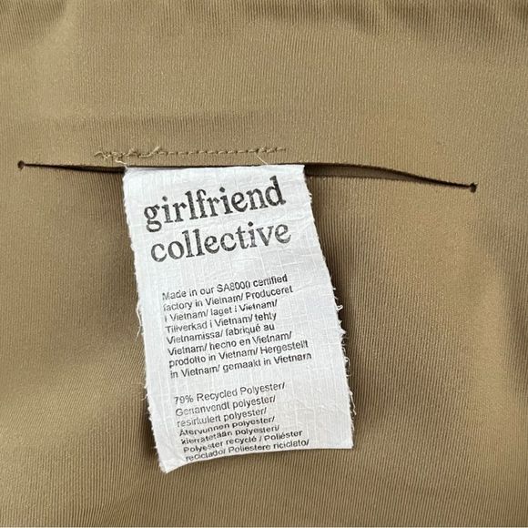 Girlfriend Collective: Tan Compressive Leggings - Picture 6 of 10